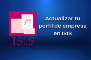 actualizar perfil de empresa en isis